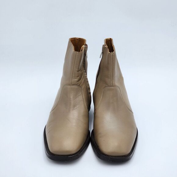 Zara Man Tan Leather Ankle Boots Men\'s Size 39 EU main image 9